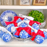 Blue and White Chinoiserie Ornament