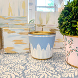 Blue + White 4.5" Fern Cachepot