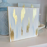 "Grace Upon Grace", 10" x 10" Acrylic and Gold Leaf on Gallery-Wrapped Canvas