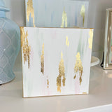 "Heavenward", 8" x 8" Acrylic and Gold Leaf on Gallery-Wrapped Canvas