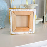 "Marshlight", 6" x 6" Acrylic and Gold Leaf on Gallery-Wrapped Canvas