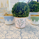 Pink Chinoiserie 4.5" Cachepot