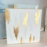 "Quiet Mercy", 10" x 10" Acrylic and Gold Leaf on Gallery-Wrapped Canvas